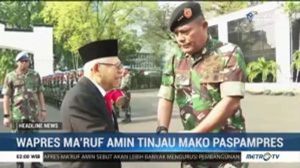 Ma'ruf Amin Tinjau Mako Paspampres