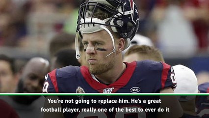 Download Video: Texans say Watt can't be replaced ahead of Jaguars game