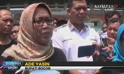 Bupati Bogor Siapkan Anggarkan Rp 100 Miliar untuk Perbaikan Stadion Pakansari