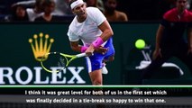 Paris Masters: Nadal pleased with his performance against Tsonga