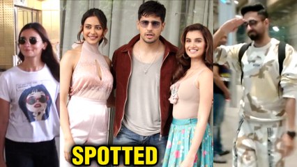 Alia Bhatt Laughs Out Loud At Airport, Sidharth Malhotra, Ayushmann Khurrana Spotted