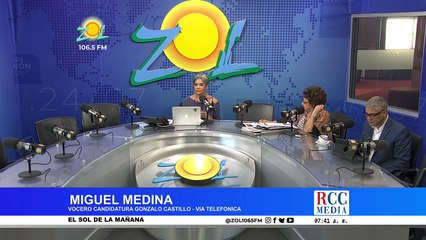 Miguel Medina afirma que Gonzalo tiene una visión de crear mejores condiciones en el sector laboral