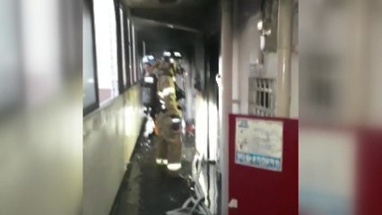 전남 여수시 안산동 아파트 6층에서 화재 / YTN