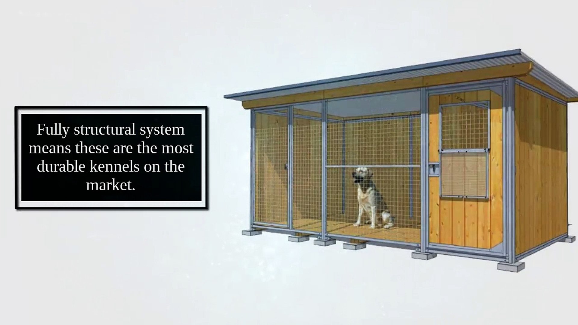 Thermal Dog Kennels by Dog Run Panels - video dailymotion