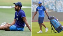 India vs Bangladesh 2019 : Rohit Sharma Injury Scare For India,Leaves Practice Session || Oneindia