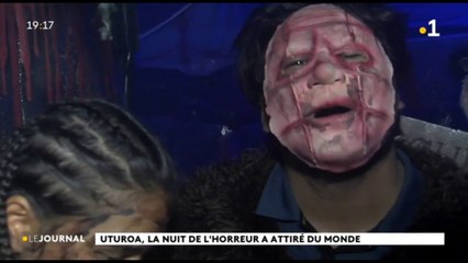 Halloween , les petits diables dans les rues d’Uturoa