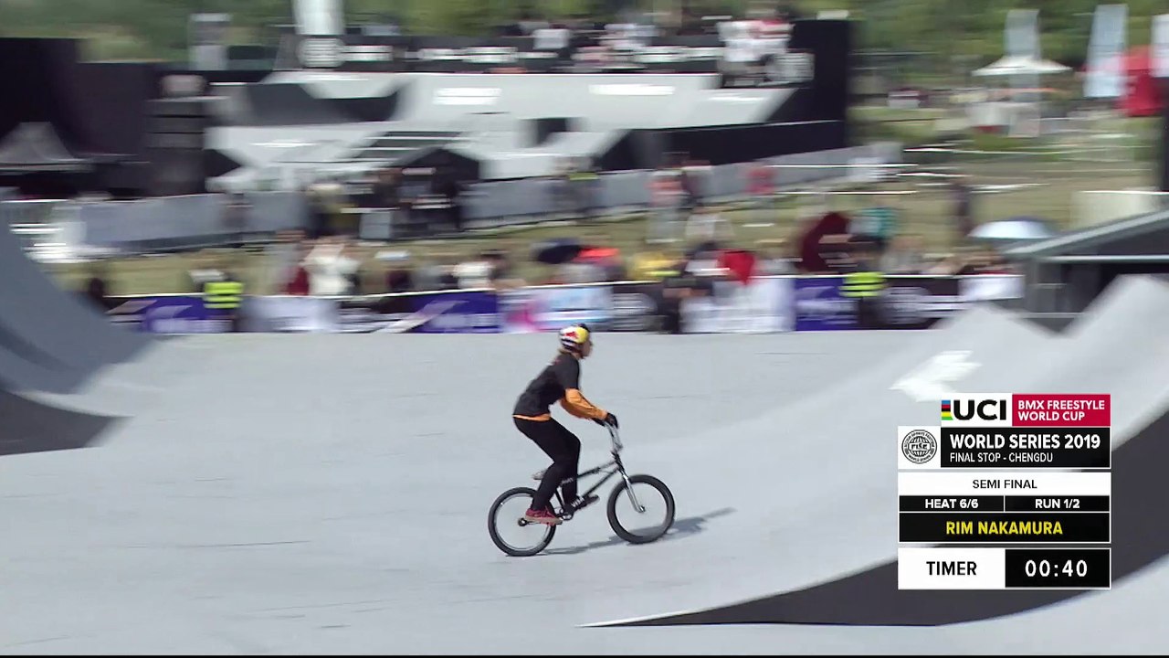 Rim Nakamura | 1st place – UCI BMX Freestyle Park World Cup Semi Final | FISE Chengdu 2019