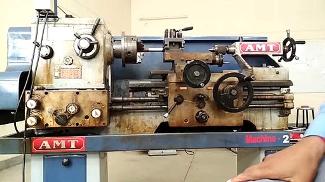 LATHE MACHINE PARTS AND WORKING