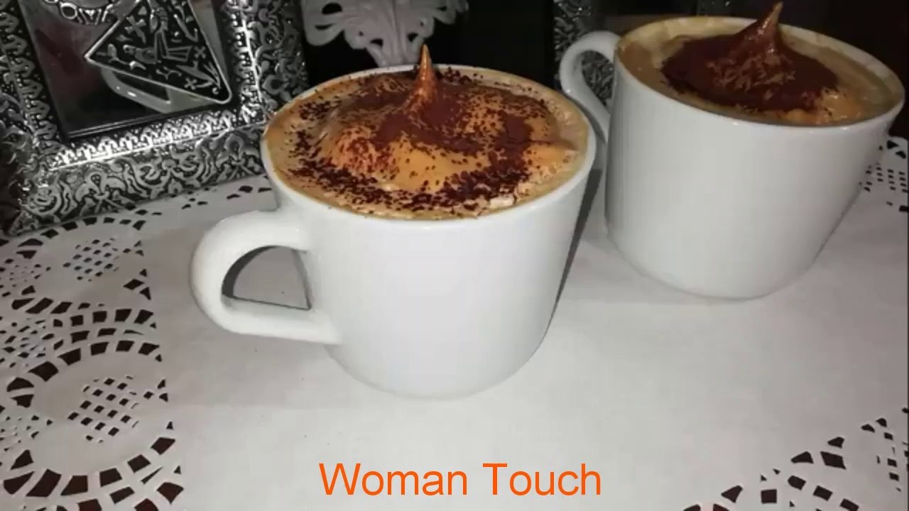 تحضير كابوتشينو الإيطالية المشهورة  في البيت في أقل من 10 دقائق  ¥ Tasty and Easy Coffee cappuccino at Homme.