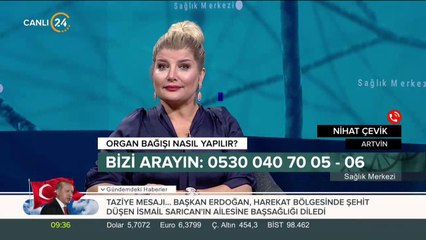 İzleyicimiz Nihat Çevik canlı yayında organ bağışı sözü verdi