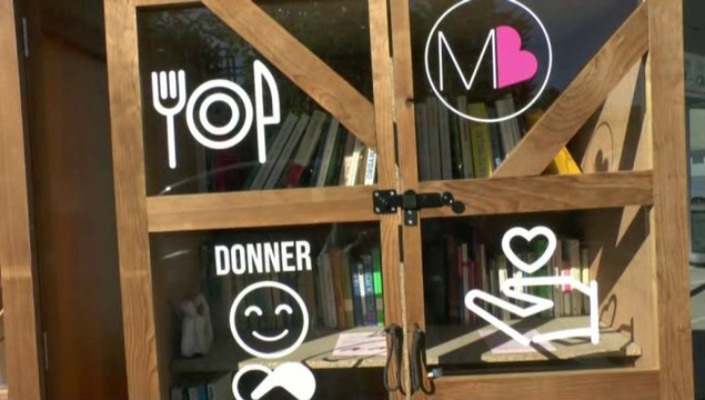 LES SCOOPS DE MICHOU W-D.D. - 8 OCTOBRE 2019 - PAU - UN KIOSQUE SOLIDAIRE PRÈS DE L'ÉGLISE SAINTE THÉRÈSE AVENUE TRESPOEY.