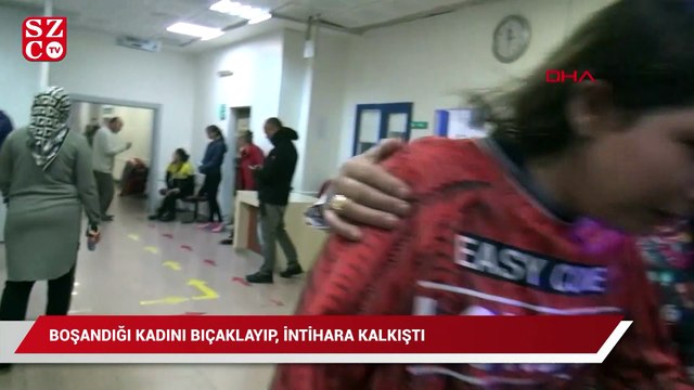 Boşandığı kadını bıçaklayıp, intihara kalkıştı