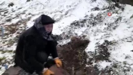 Ardahan'da kar hazırlıksız yakaladı