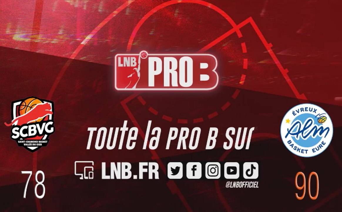 PRO B : Saint-Chamond vs Evreux (J4)
