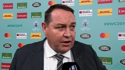 An emotional interview from Steve Hansen in his final game in charge
