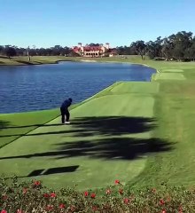 Descargar video: Cet homme accidentellement tue un canard volant avec la balle de golf