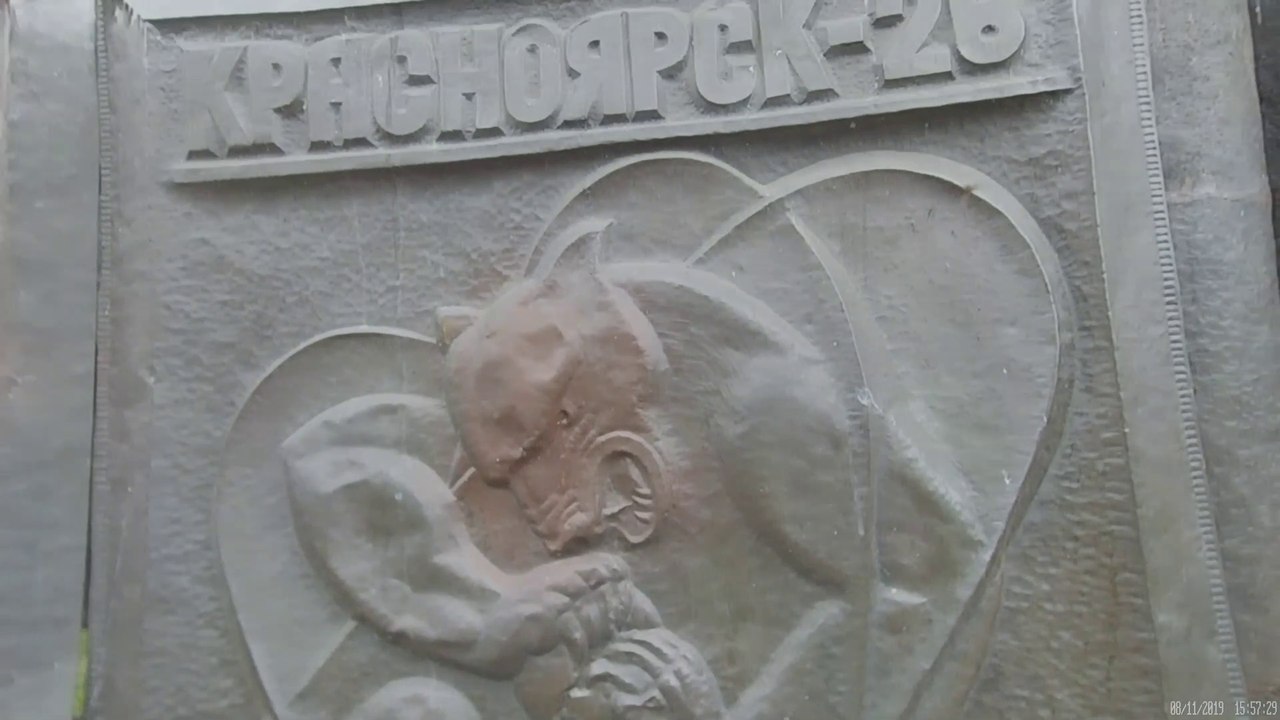 I beg Government of Zheleznogorsk (Siberia) clean the metallic surface of statue