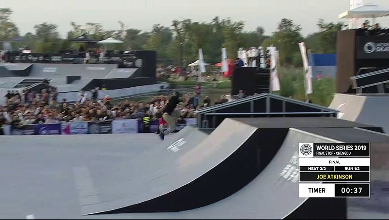 Joe Atkinson | 2nd place – WS Roller Freestyle Park World Cup Men Final | FISE Chengdu 2019