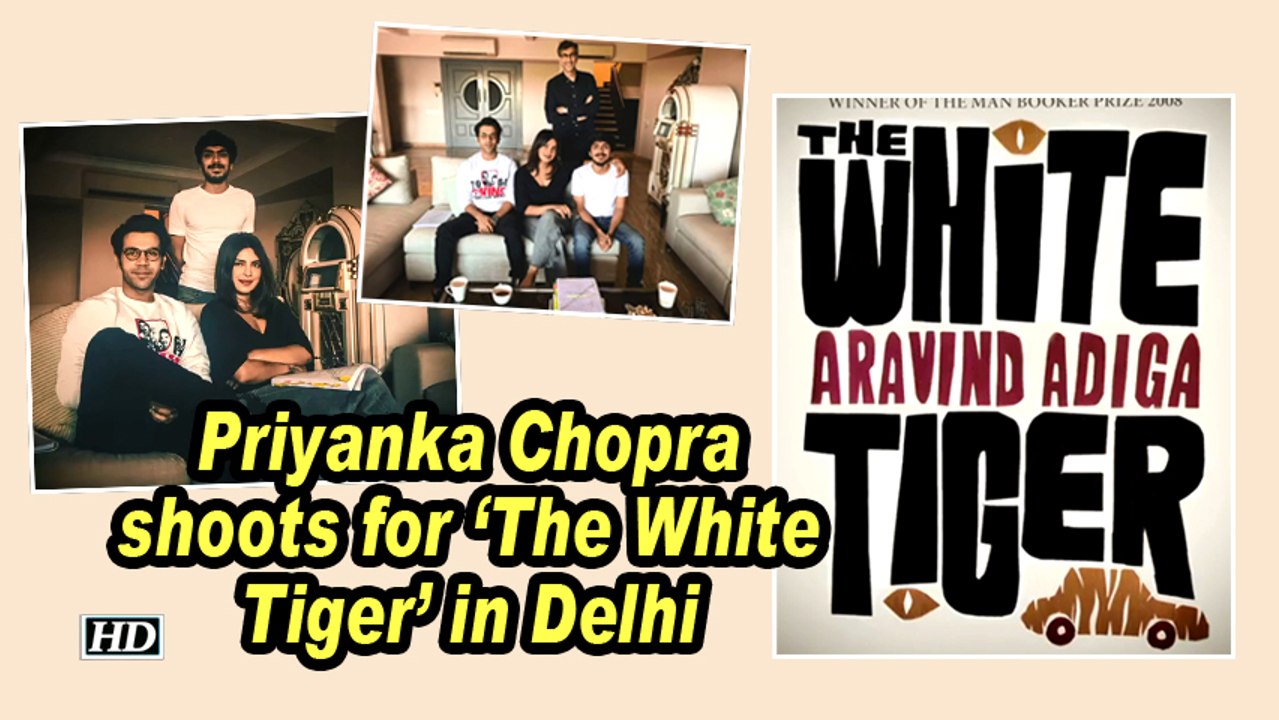 Priyanka Chopra shoots for 'The White Tiger' in Delhi