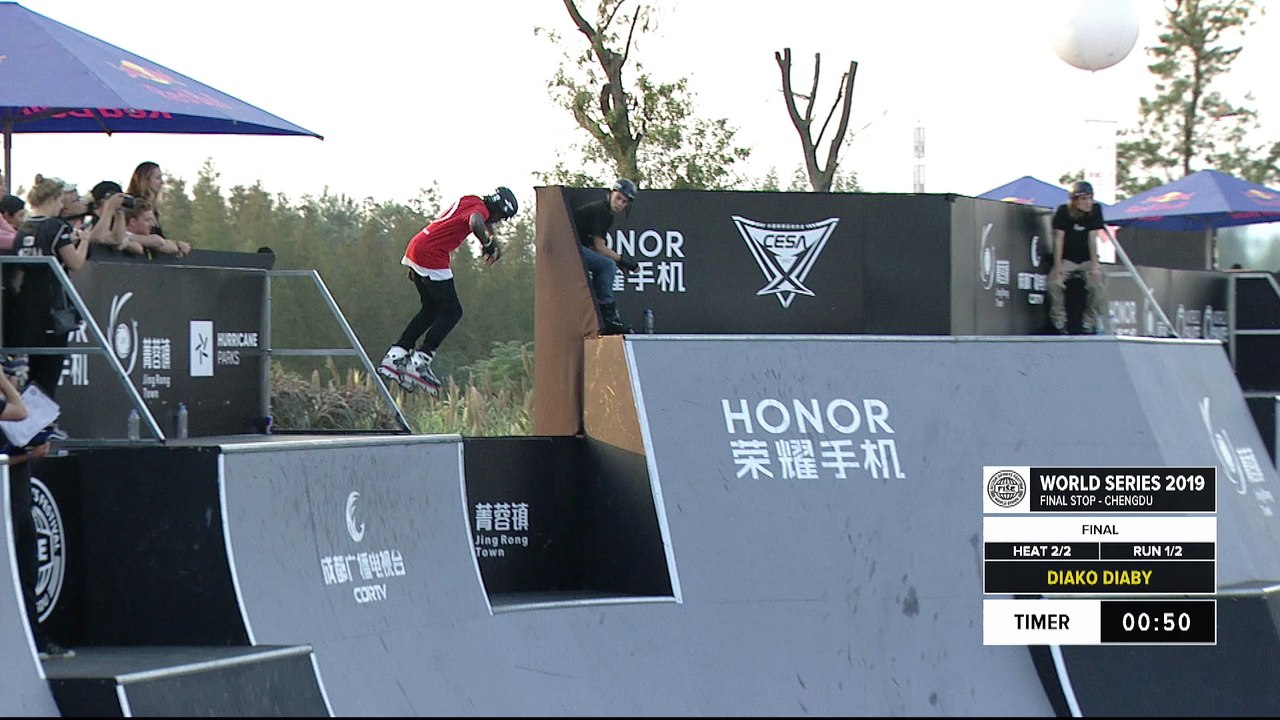Diako Diaby | 3rd place – WS Roller Freestyle Park World Cup Men Final | FISE Chengdu 2019