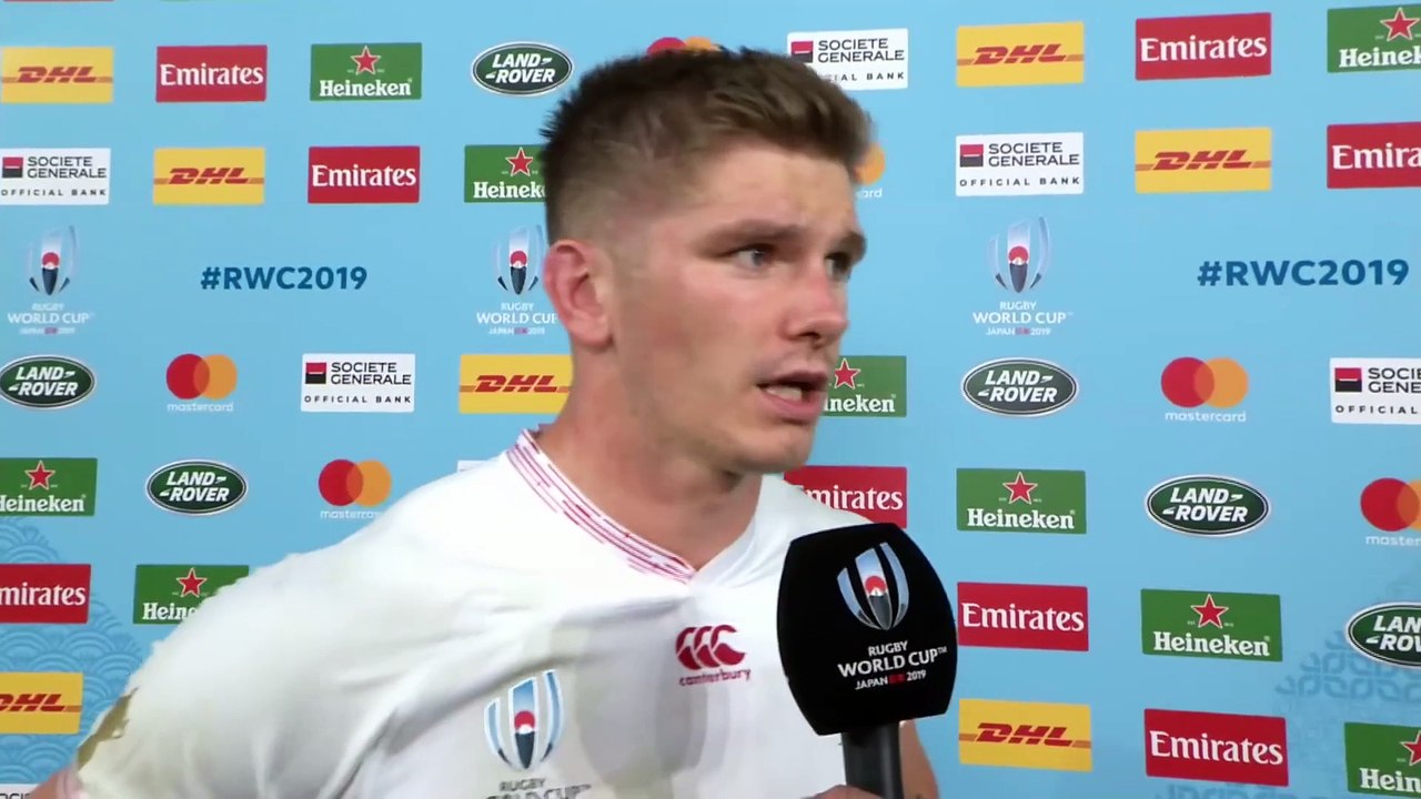 Owen Farrell Interview after the Rugby World Cu...