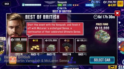 CSR Racing 2 | Best of British | Part 1 | Aston Martin Vanquish & McLaren Senna