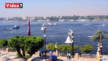 عروض مائية مميزة بنهر النيل احتفالا بالعيد القومي للأقصر