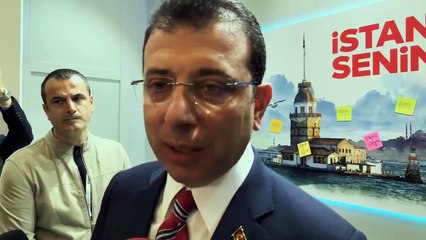 İmamoğlu: Biz oraya Whatsaap gurubu kurulsun diye gitmedik, iki aydır verilen bu sözün yerine getirilmesini istiyoruz