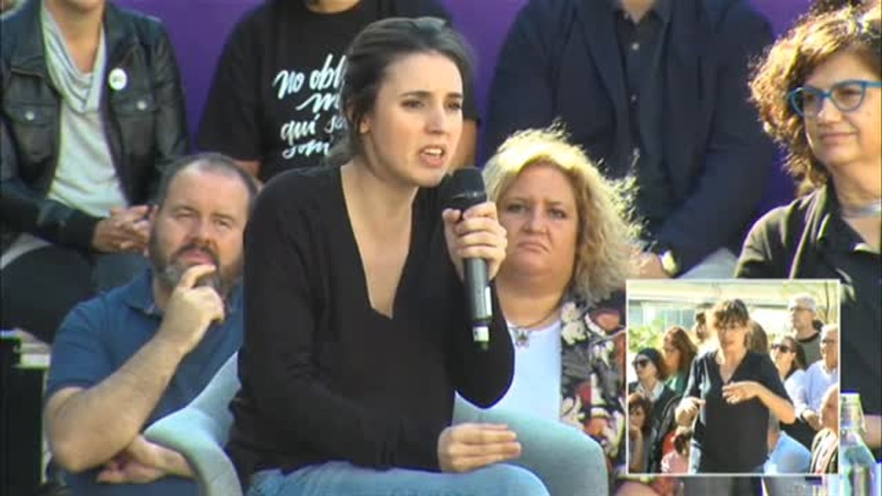Irene Montero afea a Sánchez haber abandonado el federalismo y la plurinacionalidad