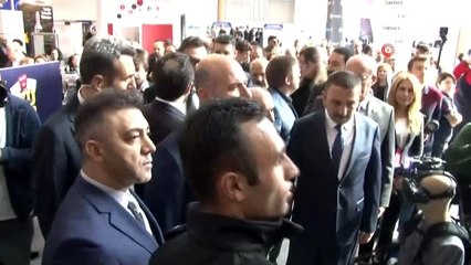 İçişleri Bakanı Süleyman Soylu, "Verimlilik ve Teknoloji Fuarını" ziyaret etti