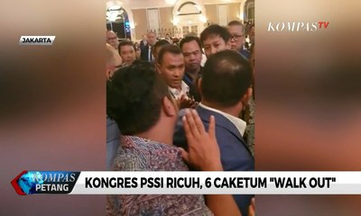 Kongres PSSI Ricuh, 6 Calon Ketua Walk Out