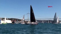 İstanbul boğazı'nda yelkenli şöleni