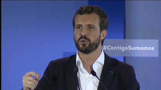 Casado afirma que tiene las mismas opciones para gobernar que Pedro Sánchez