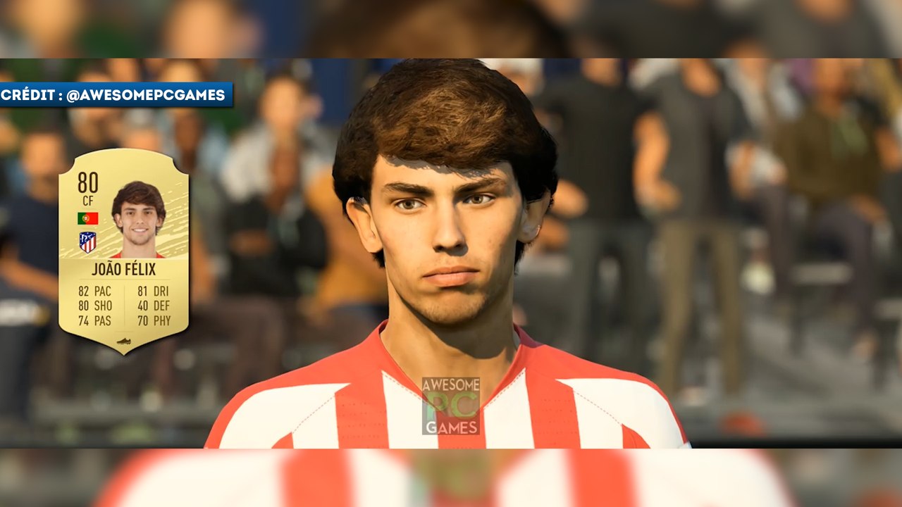 Joao Félix, Courtois, Ziyech ; FIFA 20 remodélise les visages de plusieurs stars
