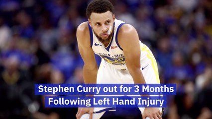 Stephen Curry Has A Left Hand Injury