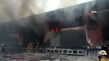 Arnavutköy'de fabrika yangını
