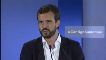 Casado afirma que tiene "las mismas opciones para gobernar" que Pedro Sánchez