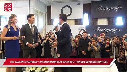 İmamoğlu, “Kalemin Ucundaki İstanbul” konulu söyleşiye konuk oldu