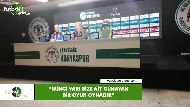 Aykut Kocaman: İkinci yarı bize ait olmayan bir oyun oynadık