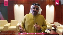 ستيف هارفي بالزي الإماراتي