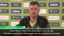 Finch full of praise for 'world-class' Warner