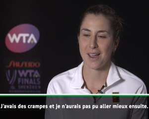 Masters - Bencic : "Je ne voulais vraiment pas abandonner"