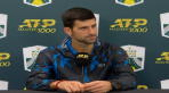 Rolex Paris Masters - Djokovic : Je me sens bien à Paris