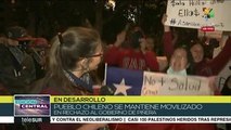 Persisten protestas en Chile en rechazo a políticas neoliberales