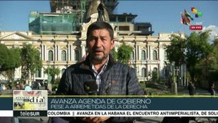Bolivia: avanza agenda del gobierno pese a protestas de la oposición