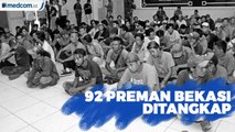 92 Preman dari Seluruh Wilayah Kota Bekasi Ditangkap