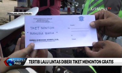 Tertib Lalu Lintas, Dapat Tiket Nonton Gratis
