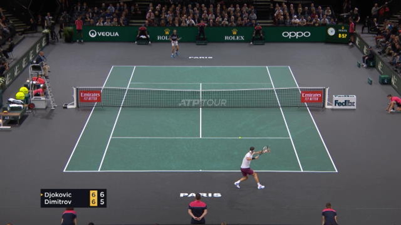 Rolex Paris Masters - Djokovic en finale