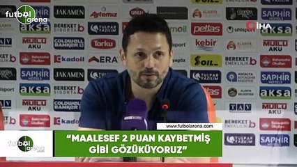 Erol Bulut: "Maalesef 2 puan kaybetmiş gibi gözüküyoruz"