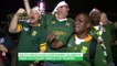 South African fans celebrate World Cup win